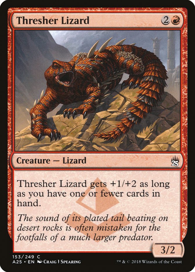 Thresher Lizard [Masters 25] MTG Single Magic: The Gathering    | Red Claw Gaming