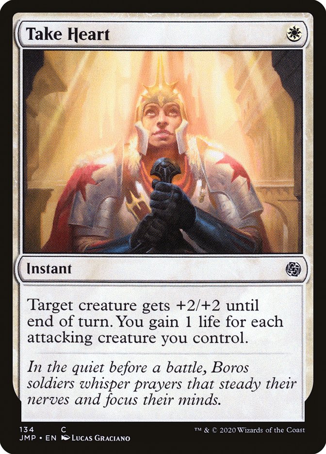 Take Heart [Jumpstart] MTG Single Magic: The Gathering    | Red Claw Gaming