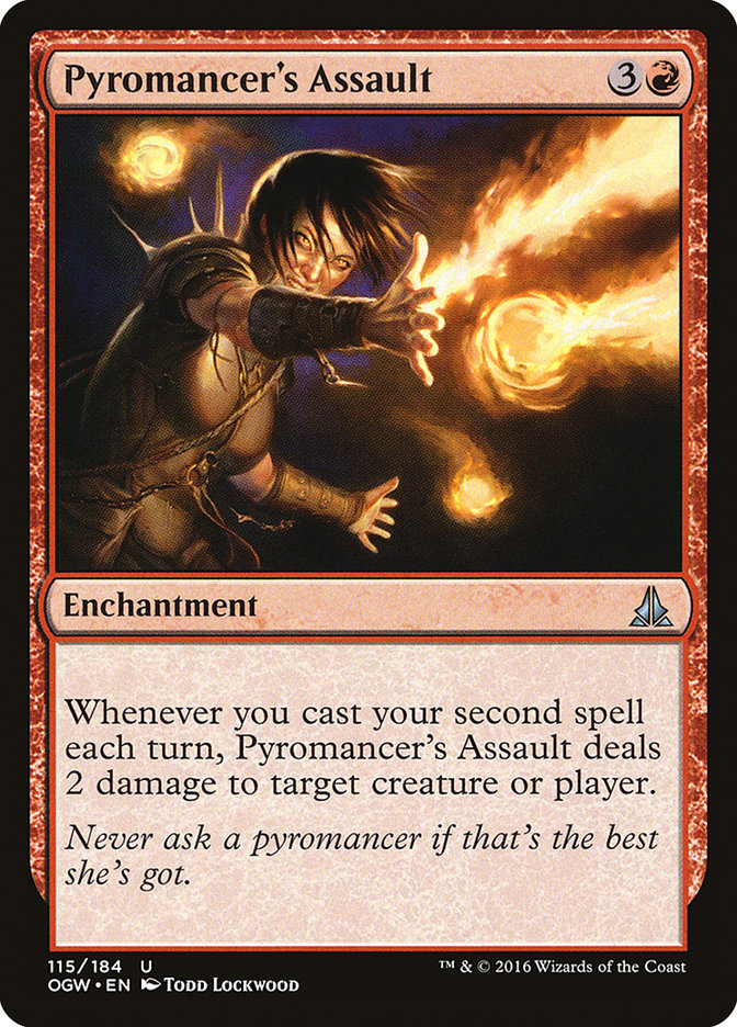 Pyromancer's Assault [Oath of the Gatewatch] MTG Single Magic: The Gathering    | Red Claw Gaming