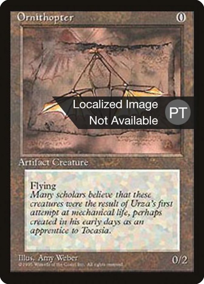 Ornithopter [Fourth Edition (Foreign Black Border)] MTG Single Magic: The Gathering    | Red Claw Gaming