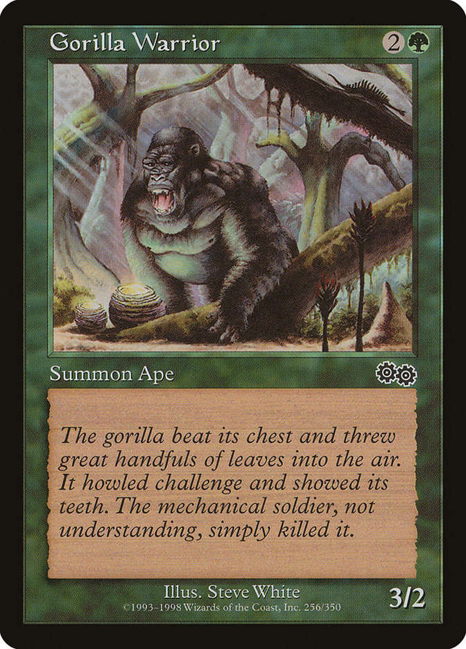 Gorilla Warrior [Urza's Saga] MTG Single Magic: The Gathering    | Red Claw Gaming