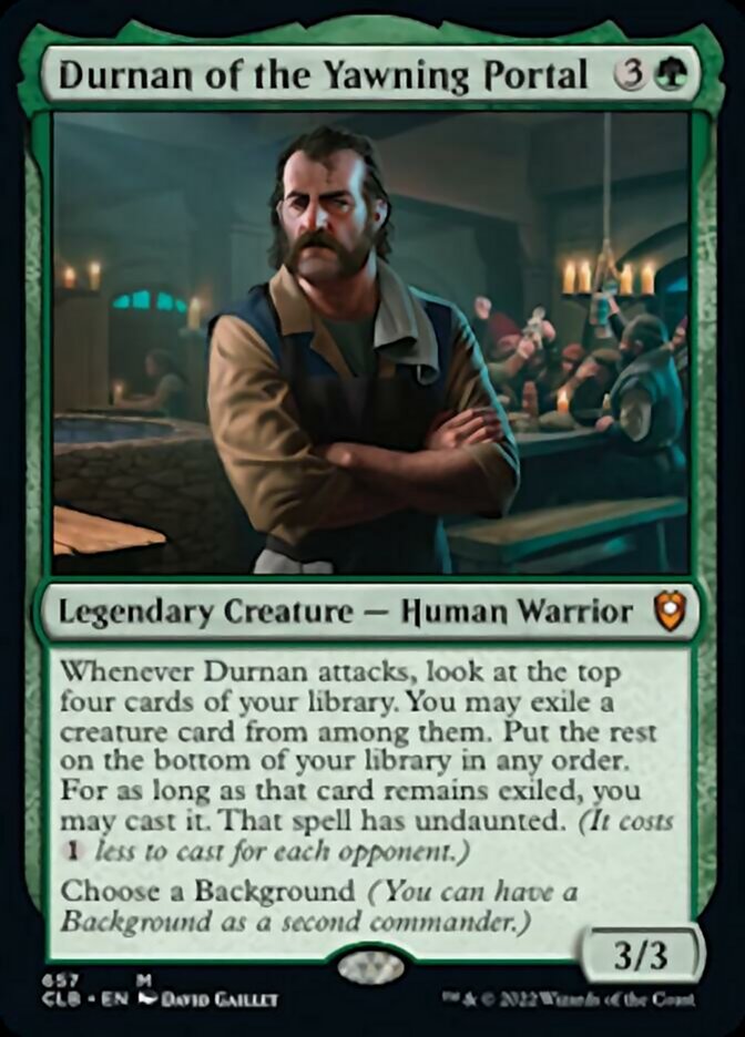 Durnan of the Yawning Portal [Commander Legends: Battle for Baldur's Gate] MTG Single Magic: The Gathering    | Red Claw Gaming