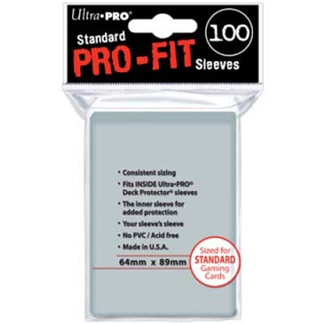Standard Pro-Fit Deck Protectors Ultra Pro    | Red Claw Gaming