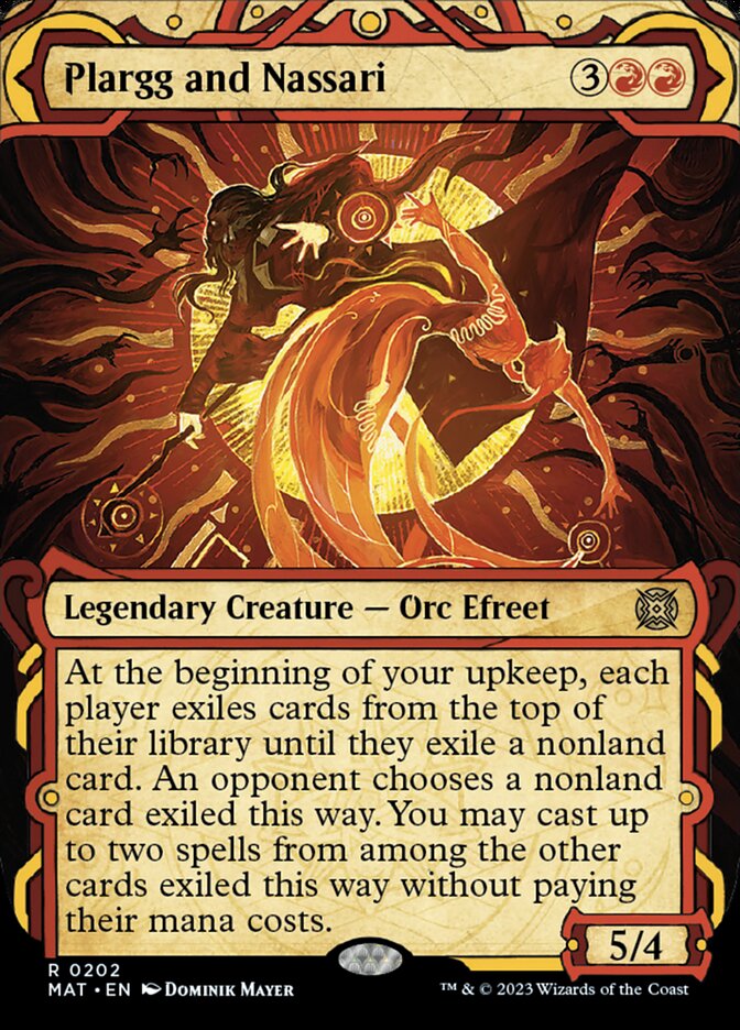 Plargg and Nassari (Showcase Halo Foil) [March of the Machine: The Aftermath] MTG Single Magic: The Gathering    | Red Claw Gaming