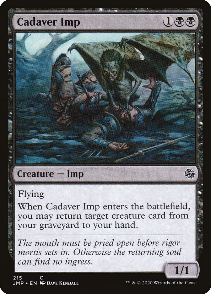 Cadaver Imp [Jumpstart] MTG Single Magic: The Gathering    | Red Claw Gaming