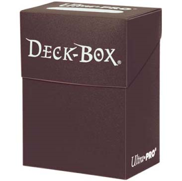 Deck Box Deck Boxes Ultra Pro Brown   | Red Claw Gaming