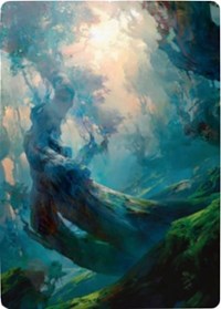 Forest 3 Art Card [Zendikar Rising Art Series] MTG Single Magic: The Gathering    | Red Claw Gaming
