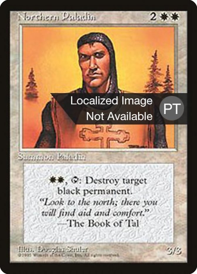 Northern Paladin [Fourth Edition (Foreign Black Border)] MTG Single Magic: The Gathering    | Red Claw Gaming