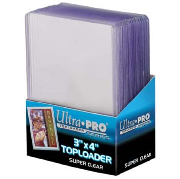 3" X 4" Premium Toploader Deck Protectors Ultra Pro    | Red Claw Gaming