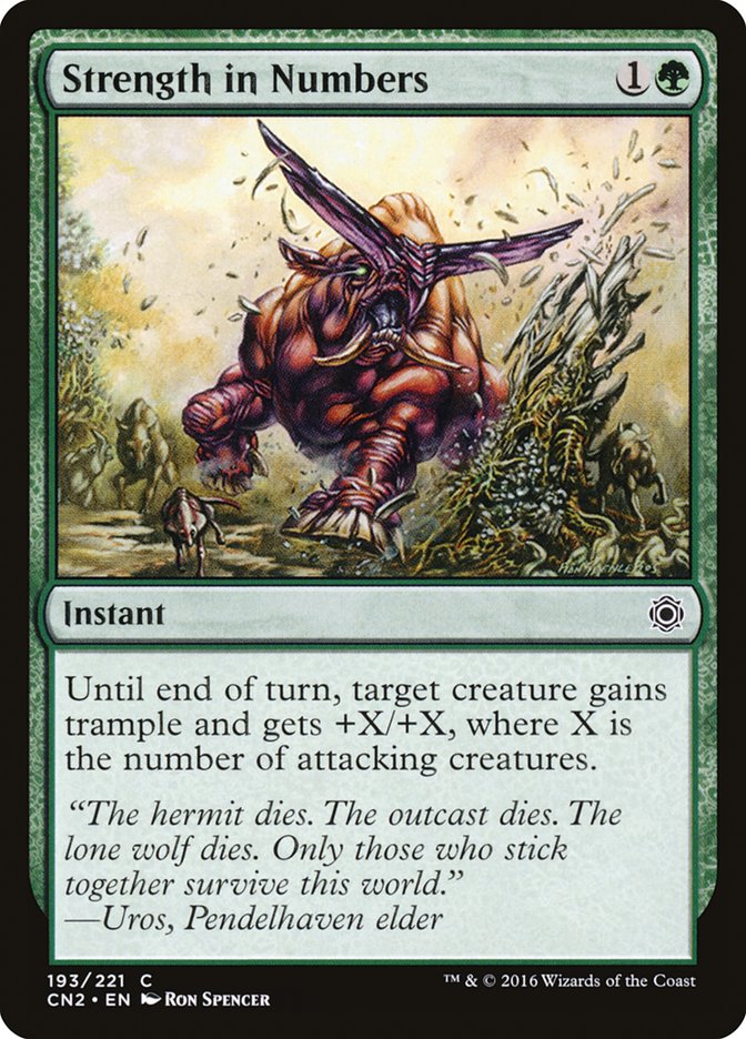 Strength in Numbers [Conspiracy: Take the Crown] MTG Single Magic: The Gathering    | Red Claw Gaming