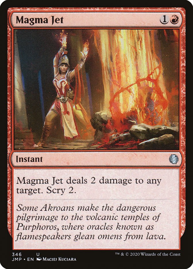 Magma Jet [Jumpstart] MTG Single Magic: The Gathering    | Red Claw Gaming