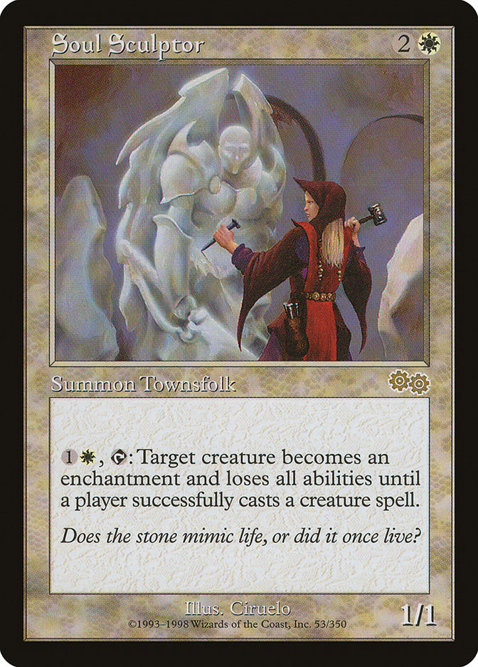 Soul Sculptor [Urza's Saga] MTG Single Magic: The Gathering    | Red Claw Gaming