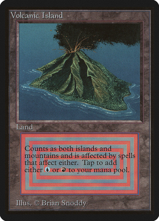 Volcanic Island [Beta Edition] MTG Single Magic: The Gathering    | Red Claw Gaming