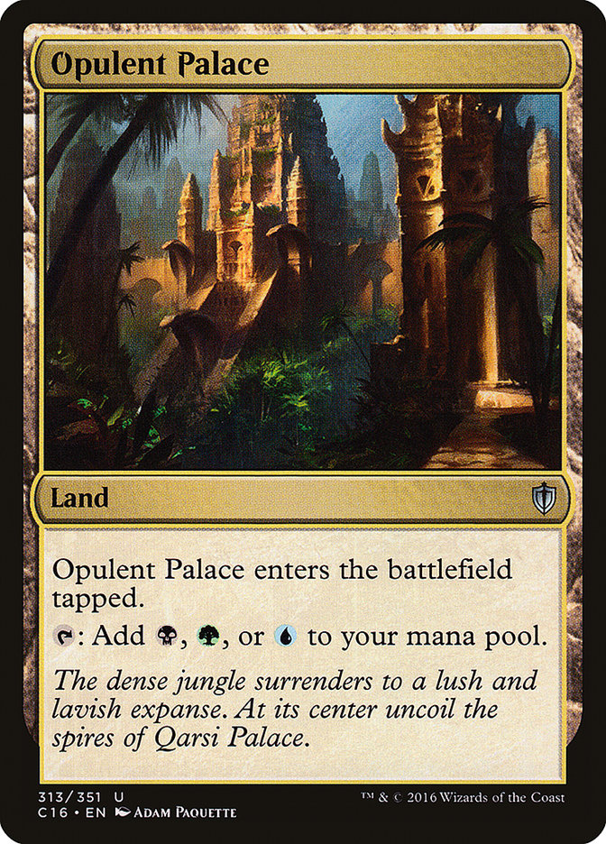 Opulent Palace [Commander 2016] MTG Single Magic: The Gathering    | Red Claw Gaming