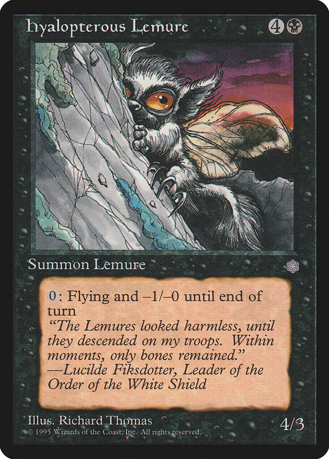 Hyalopterous Lemure [Ice Age] MTG Single Magic: The Gathering    | Red Claw Gaming