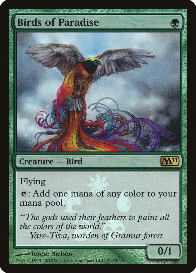 Birds of Paradise (Buy-A-Box) [Magic 2011 Promos] MTG Single Magic: The Gathering    | Red Claw Gaming