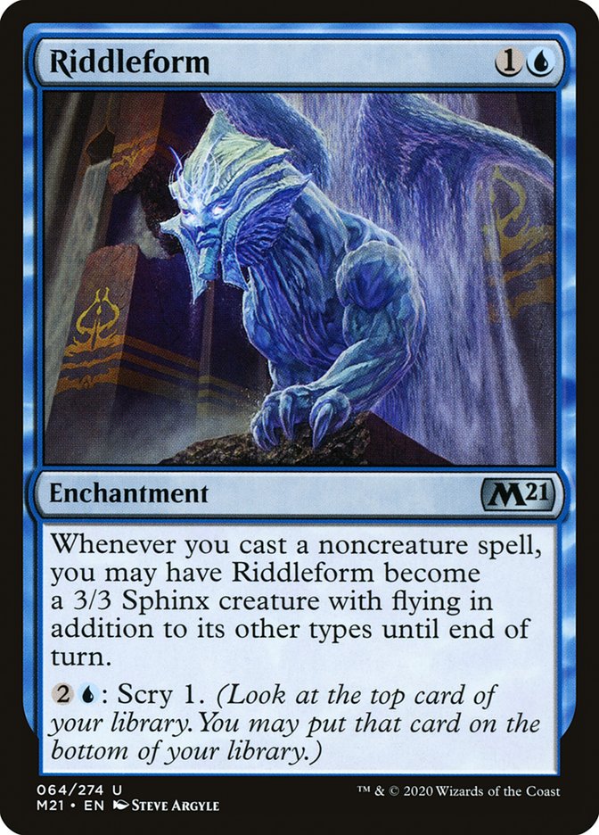 Riddleform [Core Set 2021] MTG Single Magic: The Gathering    | Red Claw Gaming