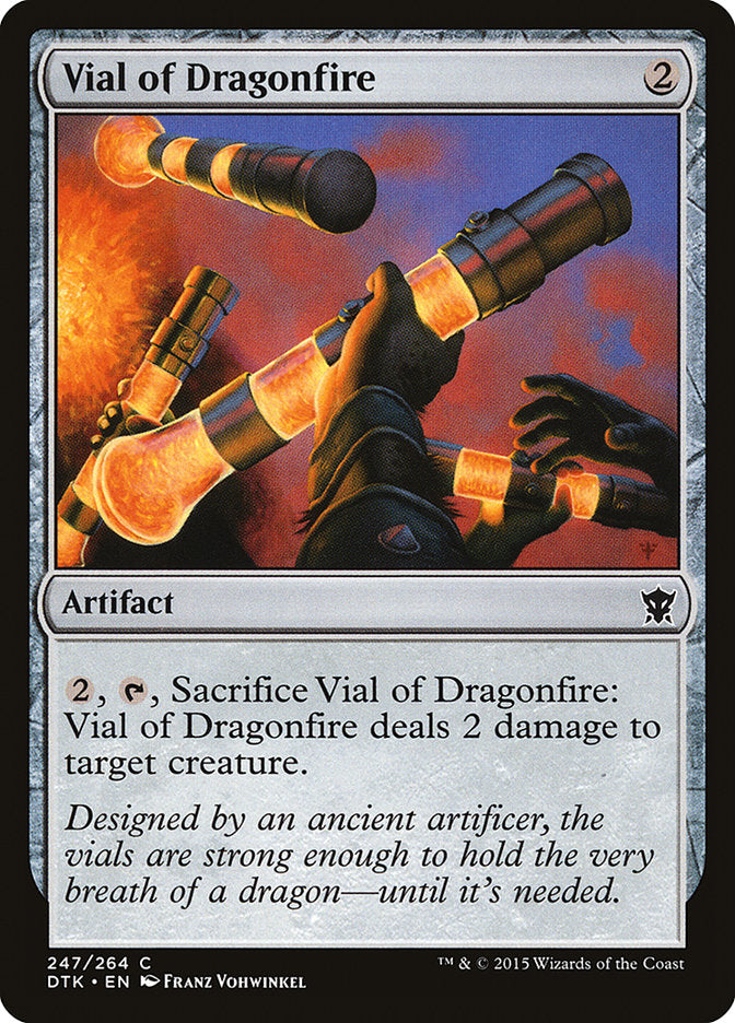 Vial of Dragonfire [Dragons of Tarkir] MTG Single Magic: The Gathering    | Red Claw Gaming