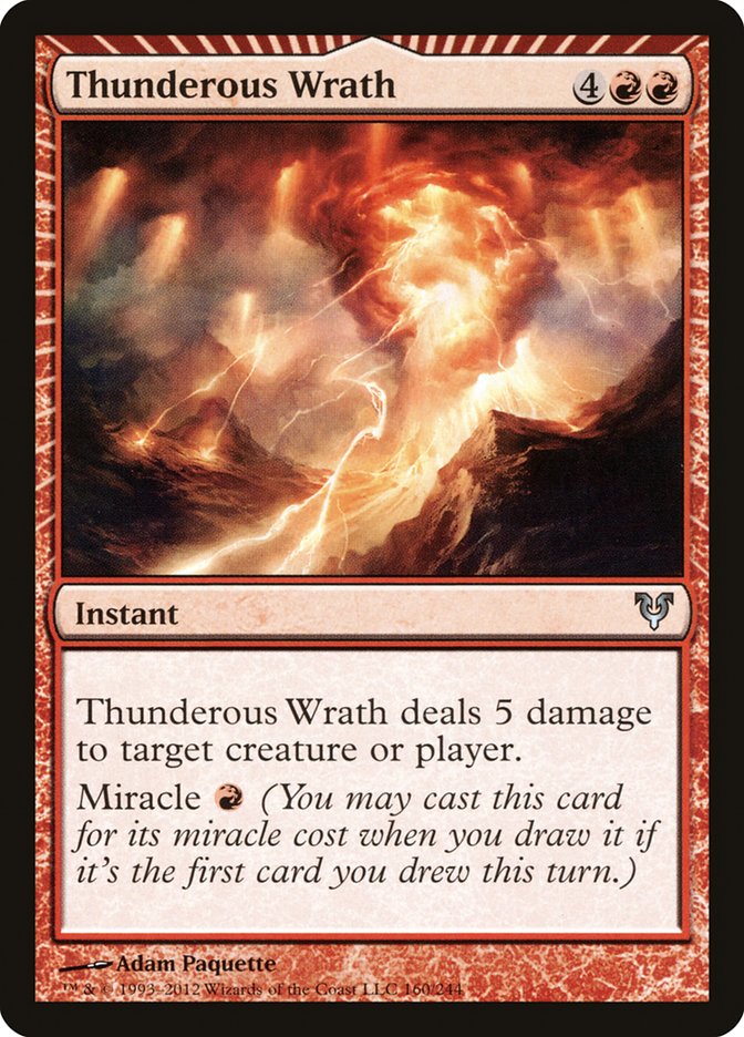 Thunderous Wrath [Avacyn Restored] MTG Single Magic: The Gathering    | Red Claw Gaming