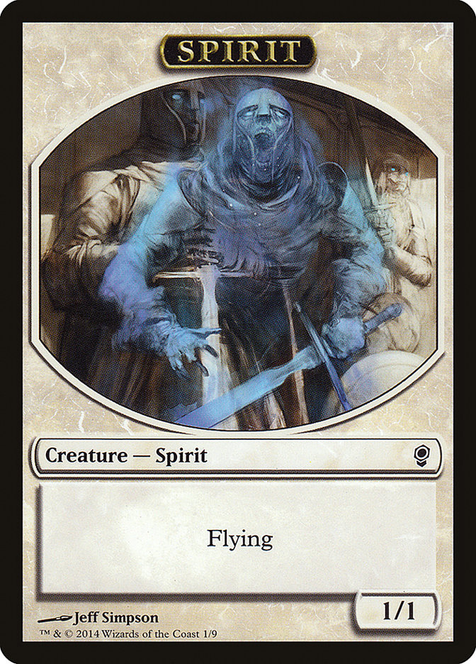 Spirit Token [Conspiracy Tokens] MTG Single Magic: The Gathering    | Red Claw Gaming