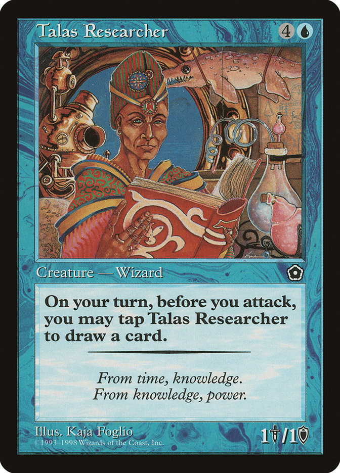 Talas Researcher [Portal Second Age] MTG Single Magic: The Gathering    | Red Claw Gaming