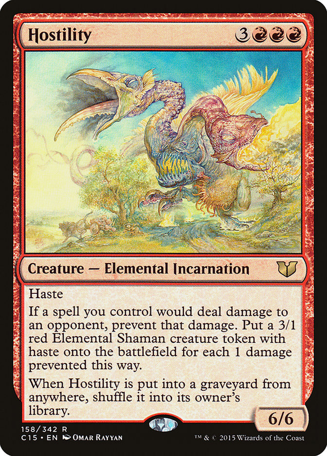 Hostility [Commander 2015] MTG Single Magic: The Gathering    | Red Claw Gaming