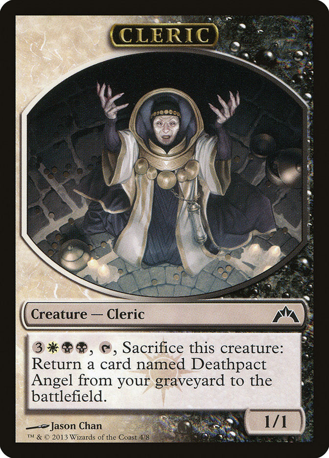 Cleric Token [Gatecrash Tokens] MTG Single Magic: The Gathering    | Red Claw Gaming