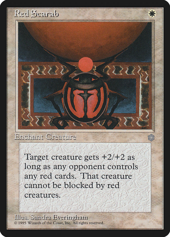 Red Scarab [Ice Age] MTG Single Magic: The Gathering    | Red Claw Gaming