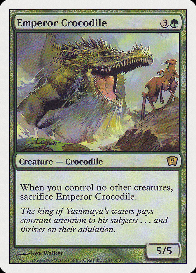 Emperor Crocodile [Ninth Edition] MTG Single Magic: The Gathering    | Red Claw Gaming