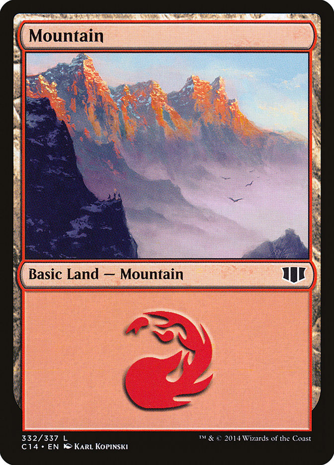 Mountain (332) [Commander 2014] MTG Single Magic: The Gathering    | Red Claw Gaming