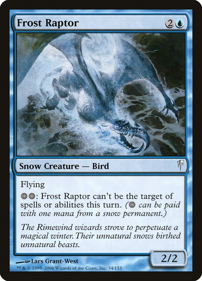 Frost Raptor [Coldsnap] MTG Single Magic: The Gathering    | Red Claw Gaming