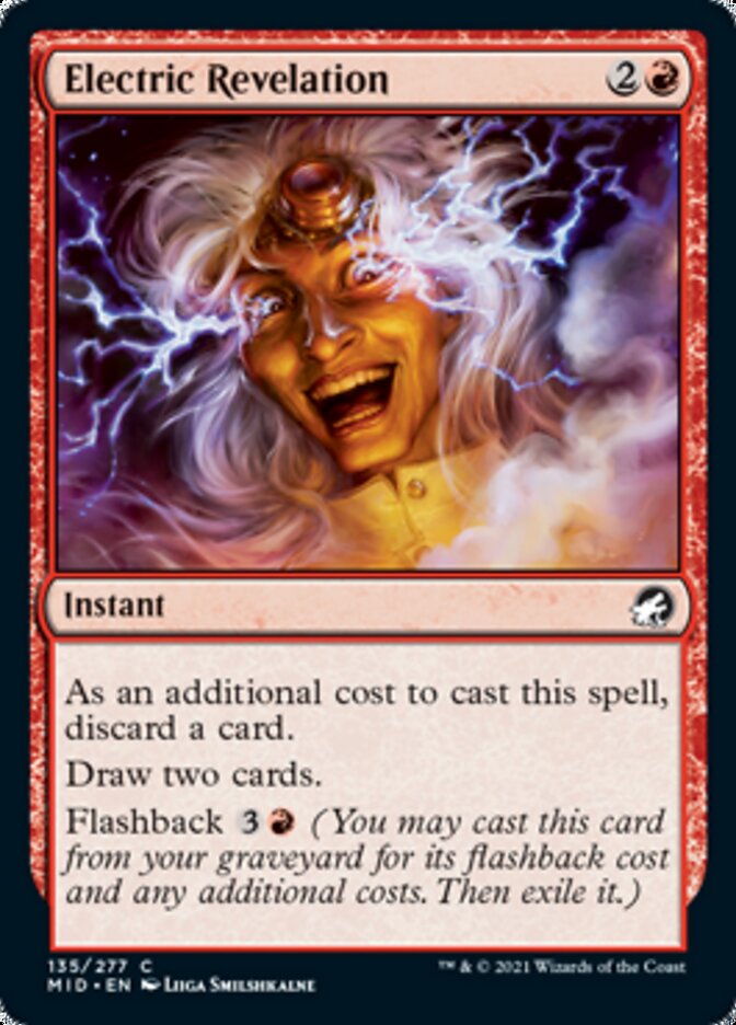 Electric Revelation [Innistrad: Midnight Hunt] MTG Single Magic: The Gathering    | Red Claw Gaming