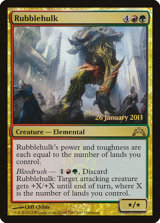 Rubblehulk [Gatecrash Prerelease Promos] MTG Single Magic: The Gathering    | Red Claw Gaming