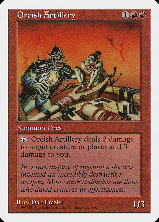 Orcish Artillery [Fifth Edition] MTG Single Magic: The Gathering    | Red Claw Gaming