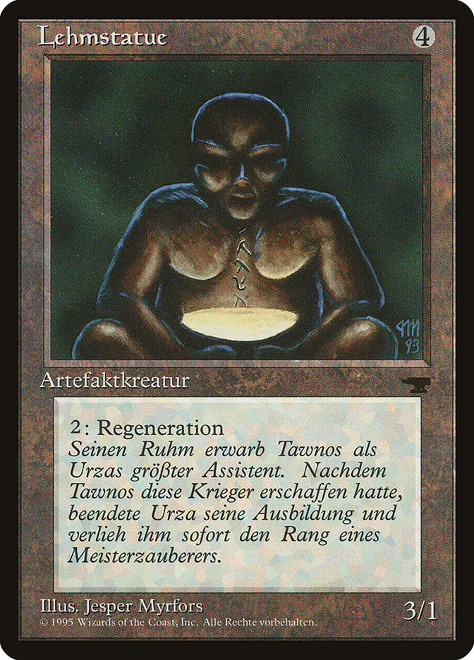 Clay Statue (German) - "Lehmstatue" [Renaissance] MTG Single Magic: The Gathering    | Red Claw Gaming