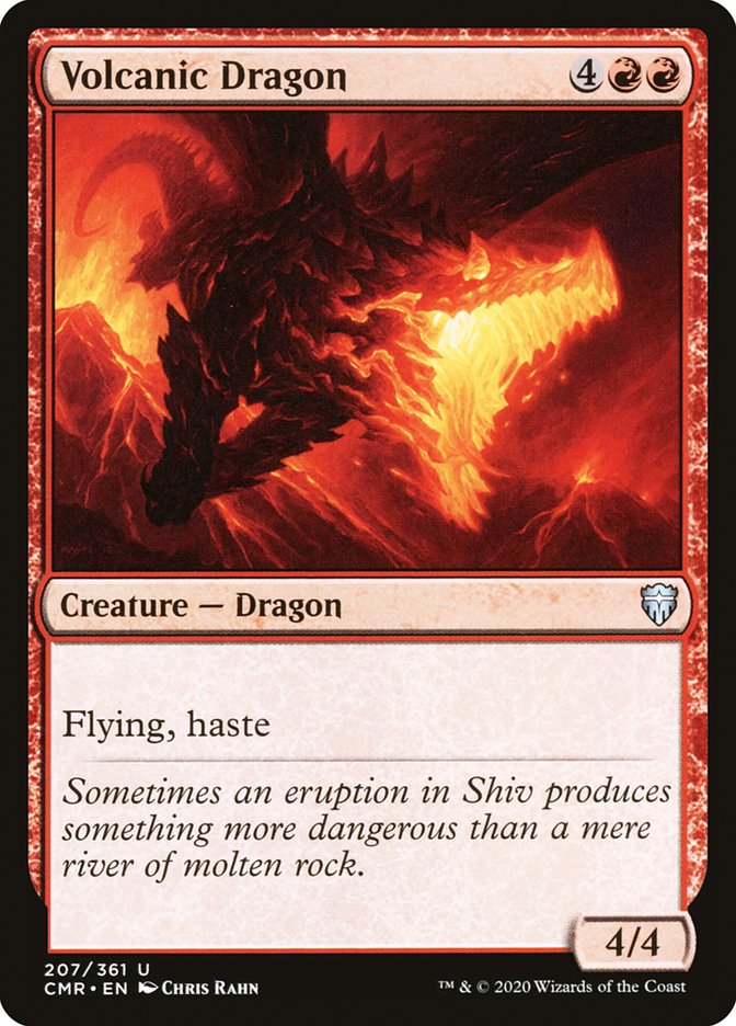 Volcanic Dragon [Commander Legends] MTG Single Magic: The Gathering    | Red Claw Gaming