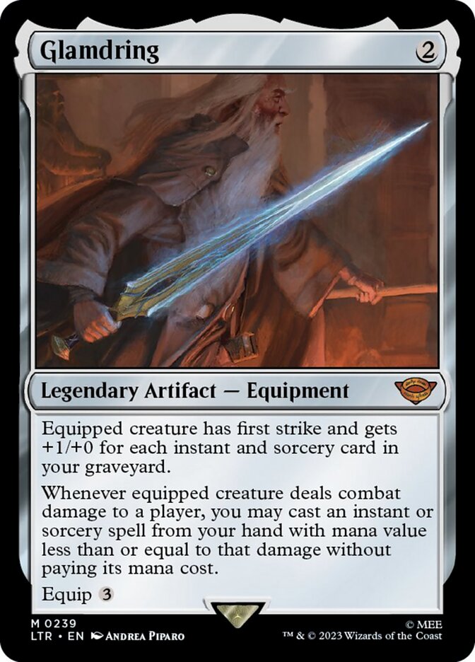 Glamdring [The Lord of the Rings: Tales of Middle-Earth] MTG Single Magic: The Gathering    | Red Claw Gaming