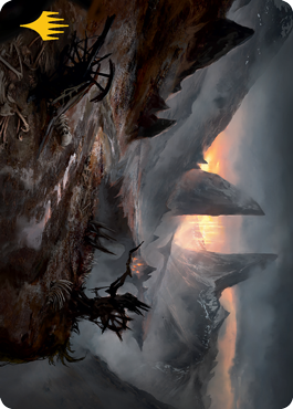 Haunted Ridge Art Card (Gold-Stamped Signature) [Innistrad: Midnight Hunt Art Series] MTG Single Magic: The Gathering    | Red Claw Gaming