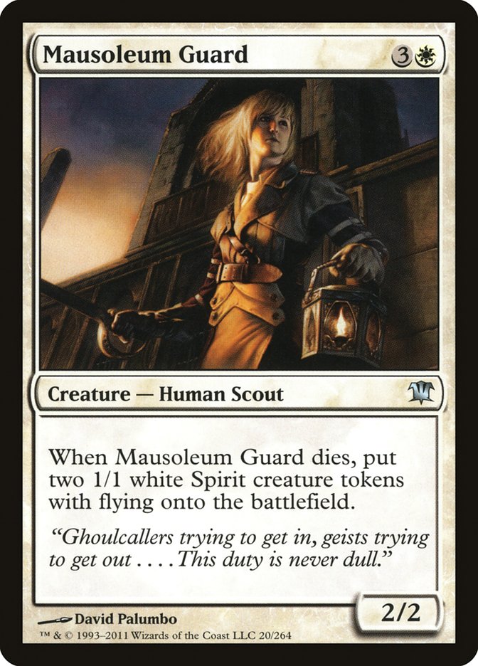 Mausoleum Guard [Innistrad] MTG Single Magic: The Gathering    | Red Claw Gaming