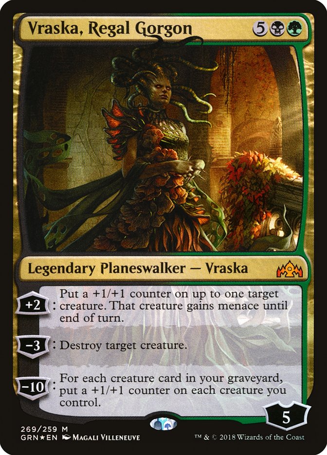Vraska, Regal Gorgon [Guilds of Ravnica] MTG Single Magic: The Gathering    | Red Claw Gaming