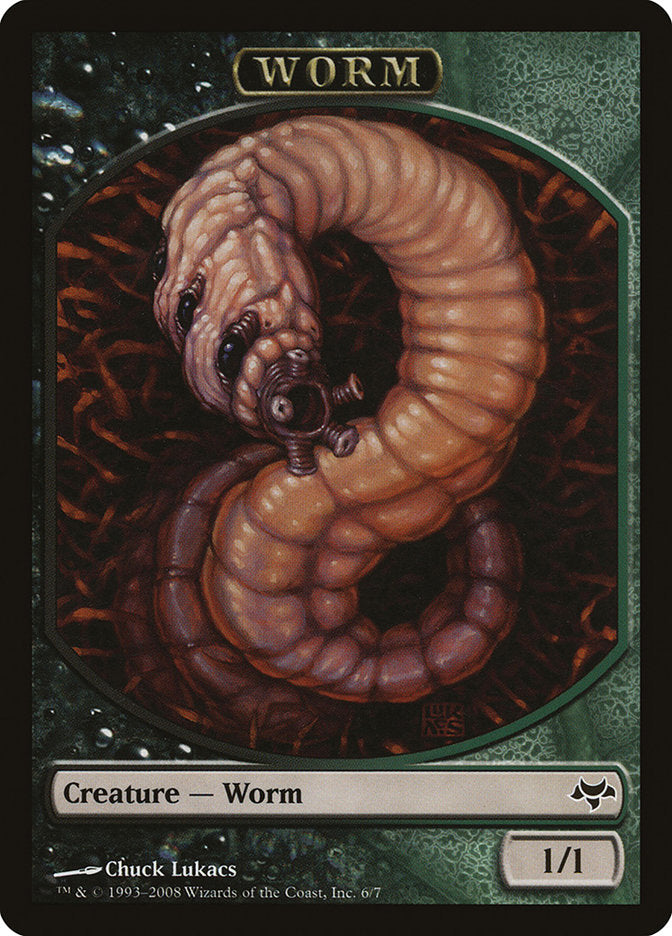Worm Token [Eventide Tokens] MTG Single Magic: The Gathering    | Red Claw Gaming