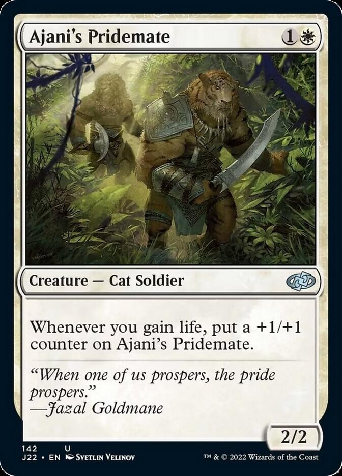 Ajani's Pridemate [Jumpstart 2022] MTG Single Magic: The Gathering    | Red Claw Gaming