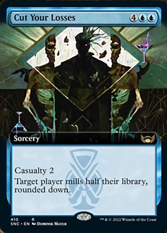 Cut Your Losses (Extended Art) [Streets of New Capenna] MTG Single Magic: The Gathering    | Red Claw Gaming