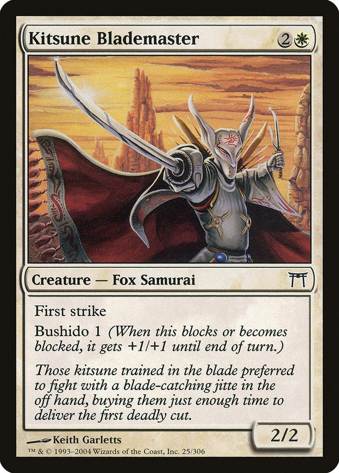 Kitsune Blademaster [Champions of Kamigawa] MTG Single Magic: The Gathering    | Red Claw Gaming