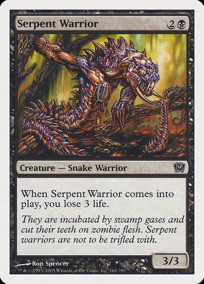 Serpent Warrior [Ninth Edition] MTG Single Magic: The Gathering    | Red Claw Gaming