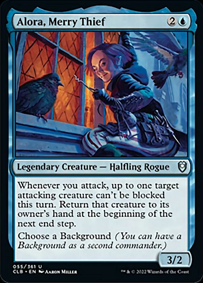 Alora, Merry Thief [Commander Legends: Battle for Baldur's Gate] MTG Single Magic: The Gathering    | Red Claw Gaming