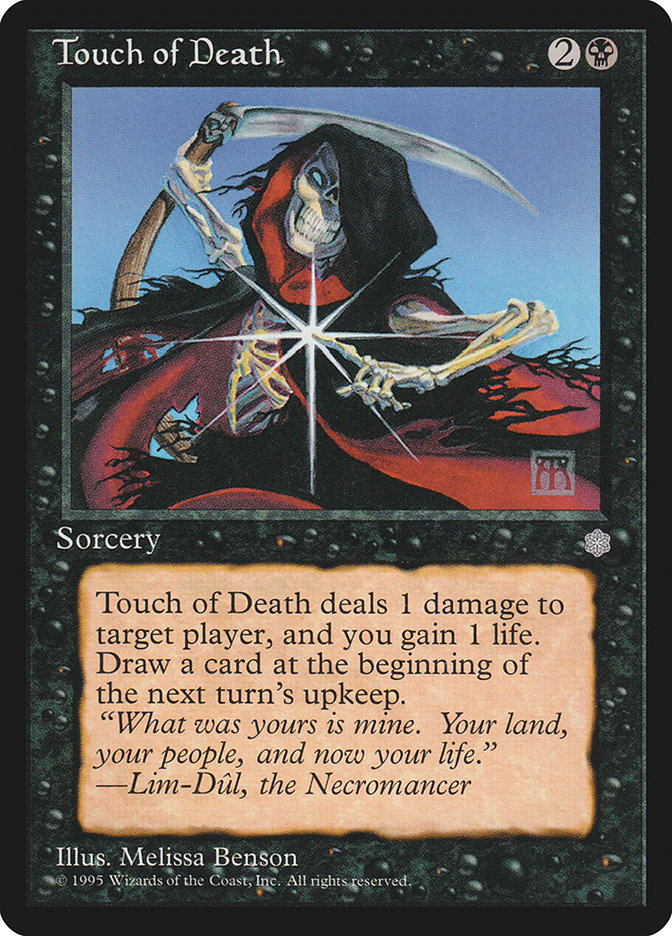 Touch of Death [Ice Age] MTG Single Magic: The Gathering    | Red Claw Gaming