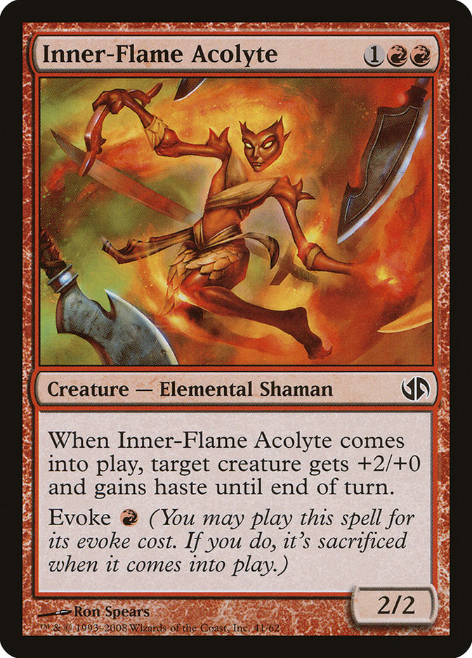 Inner-Flame Acolyte [Duel Decks: Jace vs. Chandra] MTG Single Magic: The Gathering    | Red Claw Gaming