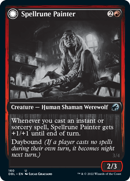 Spellrune Painter // Spellrune Howler [Innistrad: Double Feature] MTG Single Magic: The Gathering    | Red Claw Gaming