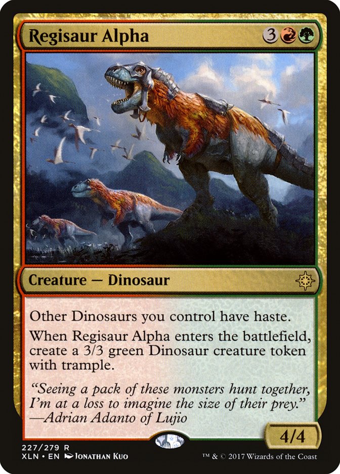 Regisaur Alpha [Ixalan] MTG Single Magic: The Gathering    | Red Claw Gaming